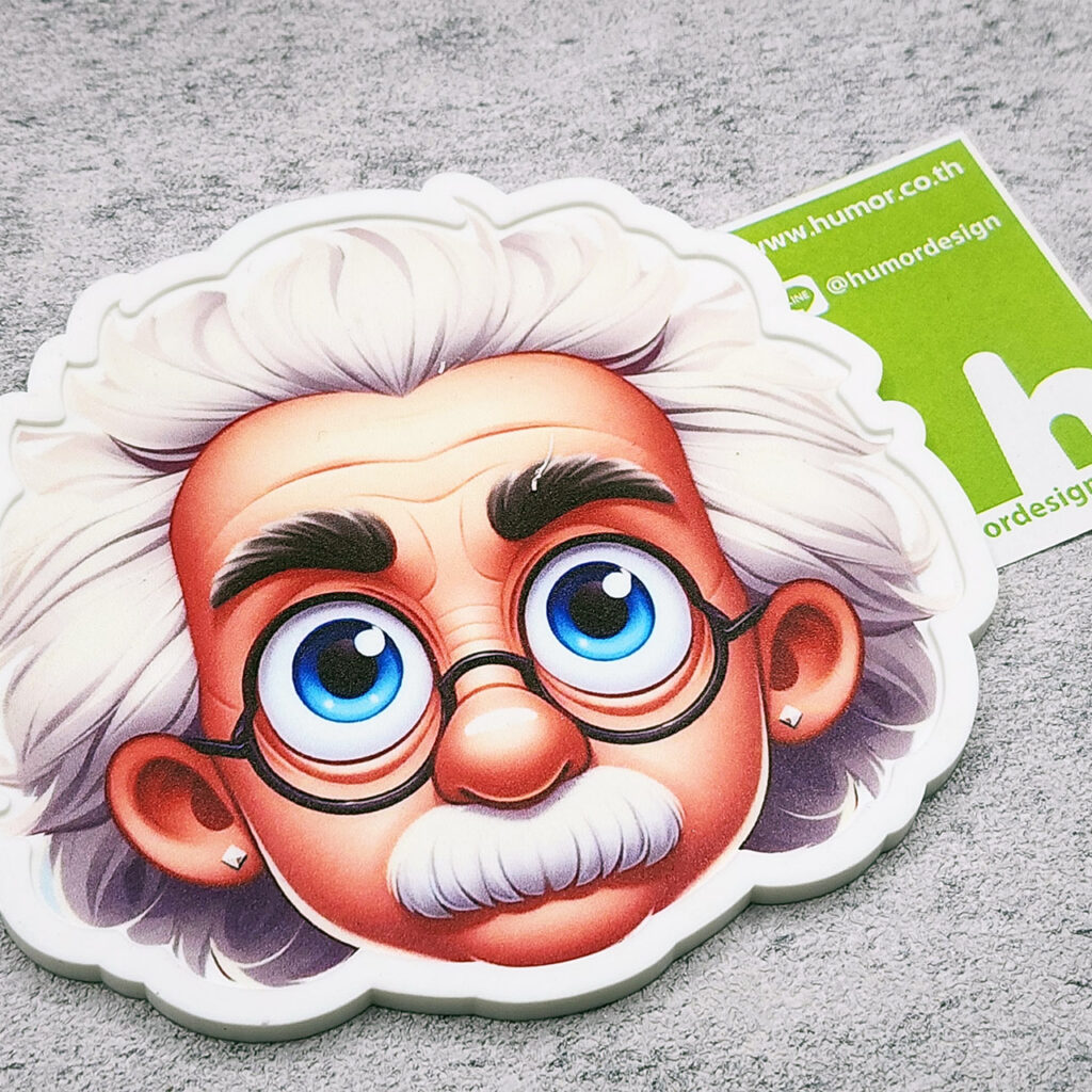 ที่รองแก้วยางหยอด สกรีน UV