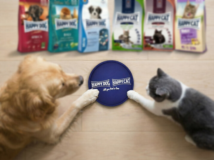 ที่รองแก้วยาง Happy Dog Happy Cat